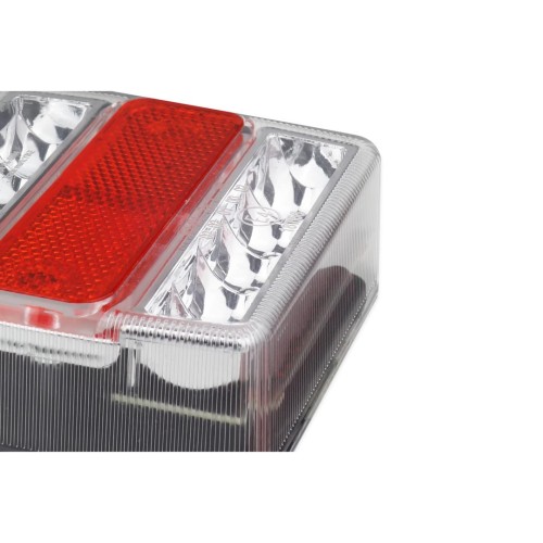 Amio - Σετ Φανάρια Πίσω Τρέιλερ LED Μαγνητικά 12V με Καλώδιο 7pin και Τρίγωνα για Πλήρη Σήμανση και Άμεση Τοποθέτηση σε Ρυμουλκούμενα - 1 Σετ (02140/AM)