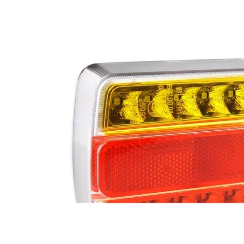 Amio - Σετ Φανάρια Πίσω Τρέιλερ LED Μαγνητικά 12V με Καλώδιο 7pin σε Compact Σχεδιασμό για Πλήρη Σήμανση και Εύκολη Τοποθέτηση σε Ρυμουλκούμενα - 1 Σετ (02141/AM)