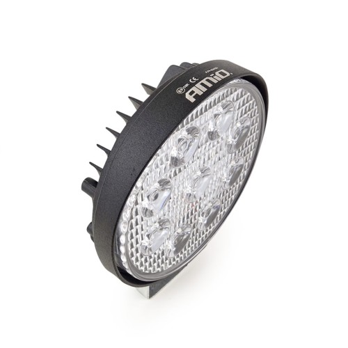 Amio - ΠΡΟΒΟΛΕΑΣ ΕΡΓΑΣΙΑΣ WORKING LAMP FLOOD 9LED 3030 9-36V 2160lm 6000K Φ 110mm AWL06 – 1 ΤΕΜ. (02420/AM)