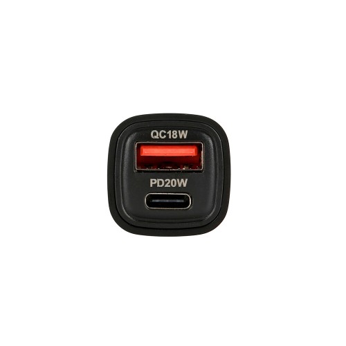 Lampa Φορτιστής Αναπτήρα με 2 Θύρες USB (Type-A + Type-C) 12/24V 18W Ultra Fast Charger - 1 τεμ. (L3871.8/T)