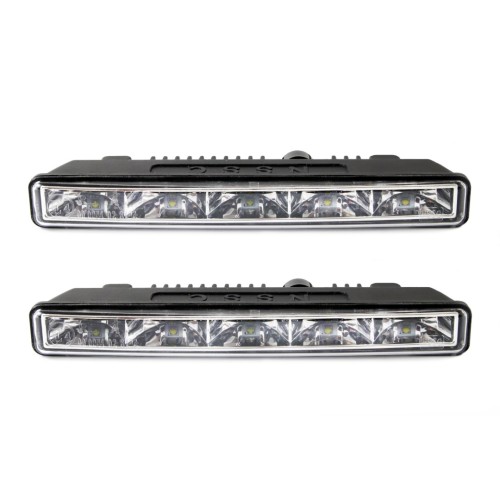 Amio – Φώτα Ημέρας DRL LED 12/24V 10.64W 10LED 1000lm για Αυτοκίνητο & Φορτηγό 187x24x56mm – Σετ 2 Τεμ. (01520/AM)