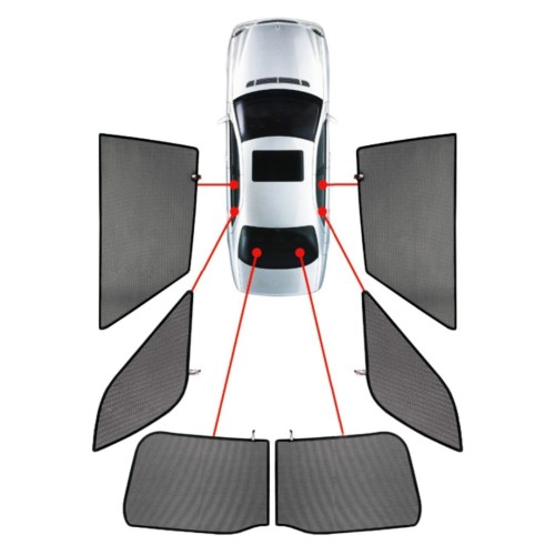 CarShades - ΚΟΥΡΤΙΝΑΚΙΑ  CAR SHADES ΓΙΑ JEEP CHEROKEE (KL) 5D 2013+ - 6 ΤΕΜ. (PVC.JEE-CHER-5-C)