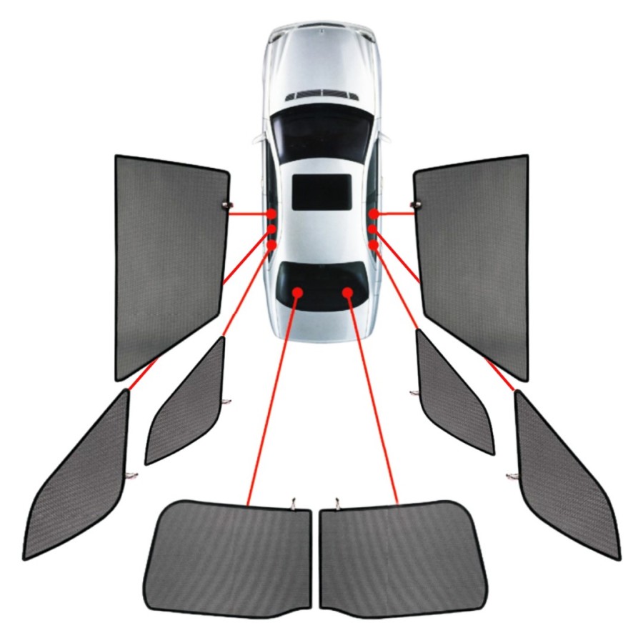 CarShades - ΚΟΥΡΤΙΝΑΚΙΑ CAR SHADES ΓΙΑ BMW ΣΕΙΡΑ 2 F46 GRAND TOURER 5D 2014+ - 8ΤΕΜ. (PVC.BMW-2SGT-5-A)