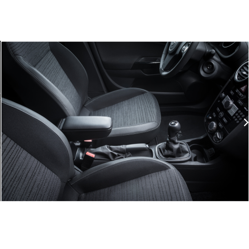 ΤΕΜΠΕΛΗΣ ΑΥΤΟΚΙΝΗΤΟΥ ARMSTER S ΓΙΑ SEAT LEON (+ ΚΑΛΩΔΙΟ 12V) 2020+  ΣΕ ΜΑΥΡΟ ΧΡΩΜΑ RATI - 1 ΤΕΜ.