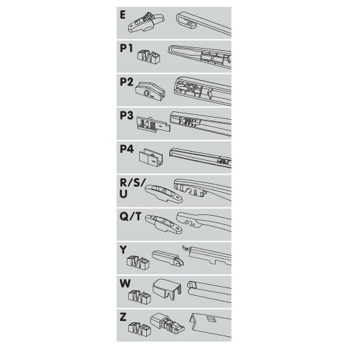 ΥΑΛΟΚΑΘΑΡΙΣΤΗΡΑΣ ΠΙΣΩ ONE FIT FLAT 41cm (16
