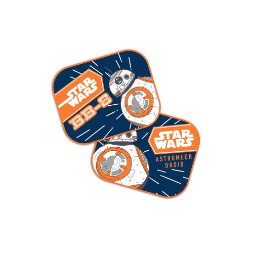 Amio - ΗΛΙΟΠΡΟΣΤΑΣΙΕΣ ΠΛΑΙΝΕΣ STAR WARS BB8 ΜΕ ΒΕΝΤΟΥΖΑ 2TEM (44x35cm) (S9315/AM)