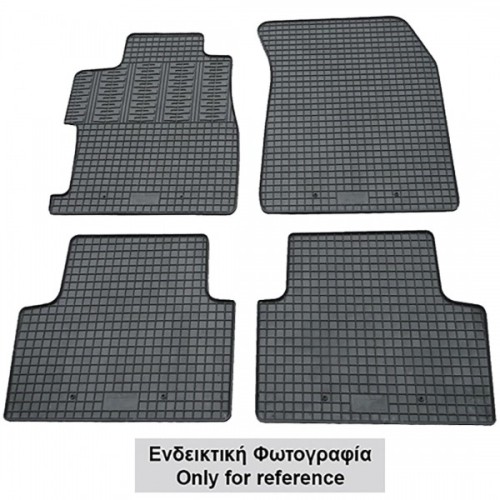Cik - ΠΑΤΑΚΙΑ ΑΥΤΟΚΙΝΗΤΟΥ ΑΠΟ ΛΑΣΤΙΧΟ ΓΙΑ TOYOTA HIGHLANDER 2021+ ΣΕ ΜΑΥΡΟ ΧΡΩΜΑ ΜΕ ΚΟΥΜΠΩΜΑΤΑ - 4 ΤΕΜ. (RM.TO.0018/CK)