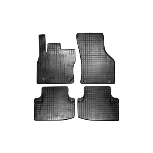 Cik - ΠΑΤΑΚΙΑ ΑΥΤΟΚΙΝΗΤΟΥ ΑΠΟ ΛΑΣΤΙΧΟ ΓΙΑ AUDI A3 8Y 4D / 5D 2020+ ΣΕ ΜΑΥΡΟ ΧΡΩΜΑ ΜΕ ΚΟΥΜΠΩΜΑΤΑ - 4 ΤΕΜ. (RM.AU.0015/CK)