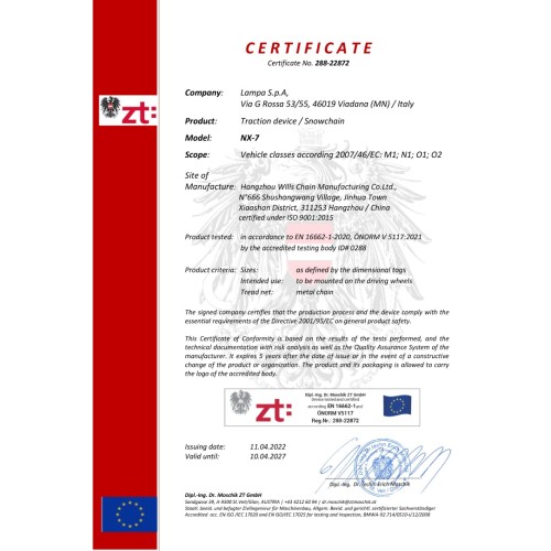 ΑΛΥΣΙΔΕΣ ΧΙΟΝΙΟΥ NX-7 7/9MM GR10 ΔΙΠΛΟΥ ΠΑΧΟΥΣ (ΕΣΩΤΕΡΙΚΑ 7mm + ΕΞΩΤΕΡΙΚΑ 9mm) LAMPA - 2 ΤΕΜ.