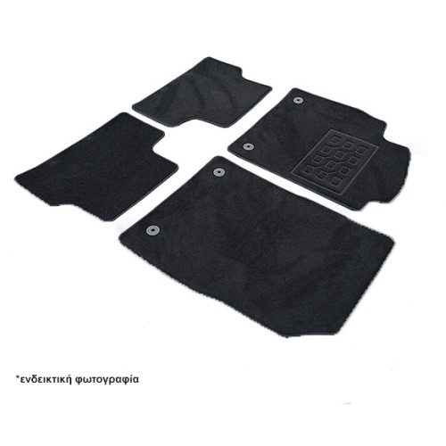 Cik -  ΠΑΤΑΚΙΑ ΜΟΚΕΤΑ ΓΙΑ NISSAN QASHQAI J12 2020+ ΣΕ ΜΑΥΡΟ ΧΡΩΜΑ ΜΕ ΚΟΥΜΠΩΜΑΤΑ - 4 ΤΕΜ. (VM.NI.840633/CK)