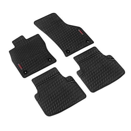 LAMPA - ΠΑΤΑΚΙΑ ΑΥΤΟΚΙΝΗΤΟΥ ΑΠΟ ΛΑΣΤΙΧΟ ΓΙΑ SEAT LEON 5D / SC / ST / X-PERIENCE 01/2013-05/2020 / GOLF 7+8 01/2020+ PILOT ECO GOMMA STYLE Β (ΜΕ ΚΟΥΜΠΩΜΑΤΑ) - 4 ΤΕΜ.