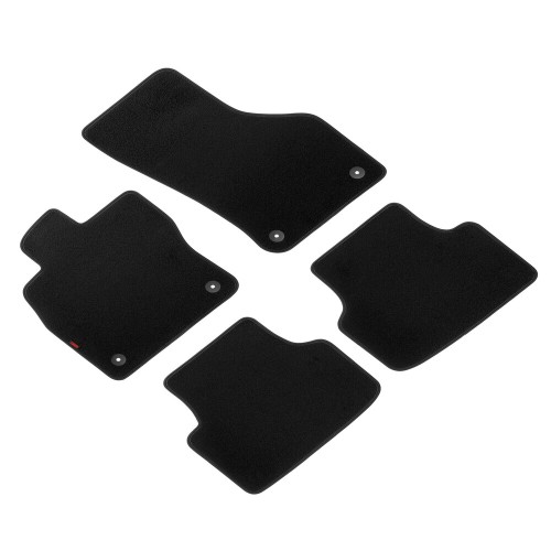 ΠΑΤΑΚΙΑ EXECUTIVE ΜΟΚΕΤΑ ΓΙΑ SKODA OCTAVIA 5D 06/2020-02/2024 / SKODA OCTAVIA WAGON 06/2020-02/2024 / SKODA OCTAVIA 5D 03/2024+ / SKODA OCTAVIA WAGON 03/2024+ ΣΕ ΜΑΥΡΟ ΧΡΩΜΑ ME ΚΟΥΜΠΩΜΑΤΑ LAMPA - 4 ΤΕΜ.