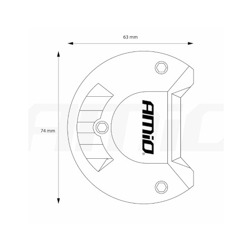 Amio - ΠΡΟΒΟΛΕΑΣ ΕΡΓΑΣΙΑΣ WORKING LAMP 40LED 120W 9-36V 3200lm 6000K 170x74x63mm AWL19 - 1 τεμ. (02433/AM)