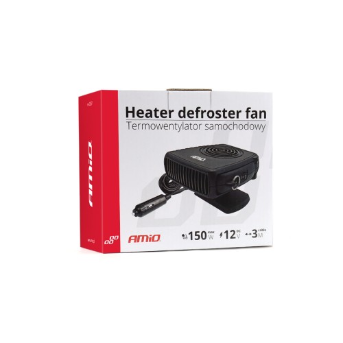 Amio - ΑΕΡΟΘΕΡΜΟ ΑΝΑΠΤΗΡΑ 12V - 150W (ΚΑΛΩΔΙΟ 150 cm) CH-04 1 τεμ. (02537/AM)