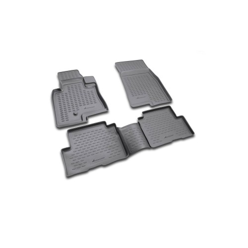 ΠΑΤΑΚΙΑ ΣΕ ΣΚΑΦΗ TPE ΛΑΣΤΙΧΟ ΓΙΑ MITSUBISHI PAJERO III 5D 1999-2006  ΣΕ ΜΑΥΡΟ ΧΡΩΜΑ NOVLINE - 4 ΤΕΜ.