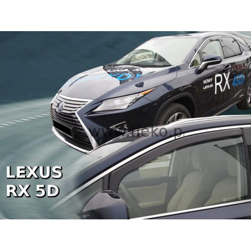 ΑΝΕΜΟΘΡΑΥΣΤΕΣ ΓΙΑ LEXUS RX 5D 2016+   ΖΕΥΓΑΡΙ ΑΥΤΟΚΙΝΗΤΟΥ ΑΠΟ ΕΥΚΑΜΠΤΟ ΦΙΜΕ ΠΛΑΣΤΙΚΟ HEKO - 2 ΤΕΜ.