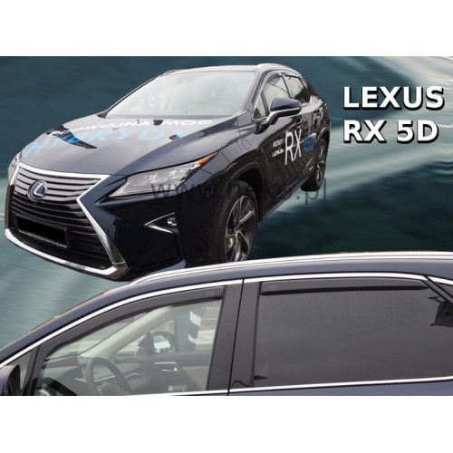 ΑΝΕΜΟΘΡΑΥΣΤΕΣ ΓΙΑ LEXUS RX 5D 2016+ ΣΕΤ ΑΥΤΟΚΙΝΗΤΟΥ ΑΠΟ ΕΥΚΑΜΠΤΟ ΦΙΜΕ ΠΛΑΣΤΙΚΟ HEKO - 4 ΤΕΜ