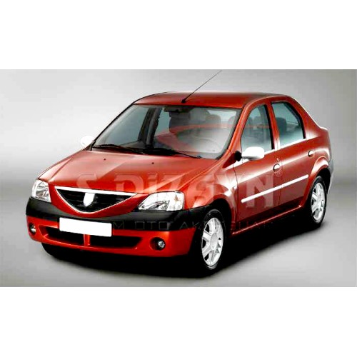 ΚΑΠΑΚΙΑ ΚΑΘΡΕΠΤΗ ΧΡΩΜΙΟΥ ΜΕΤΑΛΛΙΚΑ ΓΙΑ DACIA LOGAN 2005-2008