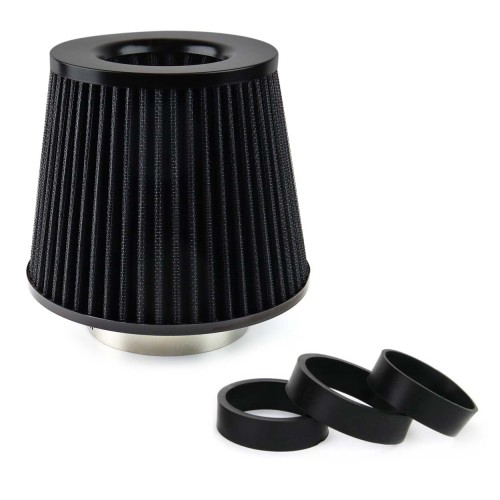 Amio - ΦΙΛΤΡΟΧΟΑΝΗ ΕΛΕΥΘΕΡΑΣ Φ 55-76mm AF-BLACK 160 Χ 155 Χ 118 (ΜΑΥΡΟ/3 ΑΝΤΑΠΤΟΡΕΣ) - 1 τεμ. (02546/AM)