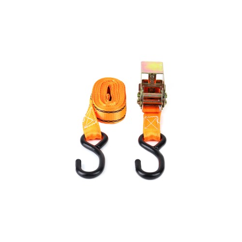 Amio - ΙΜΑΝΤΕΣ ΜΕ ΚΑΣΤΑΝΙΕΣ ΣΕΤ 4ΤΕΜ 25mm 4,5m ΓΙΑ 700KG BELT-03 (02496/AM)