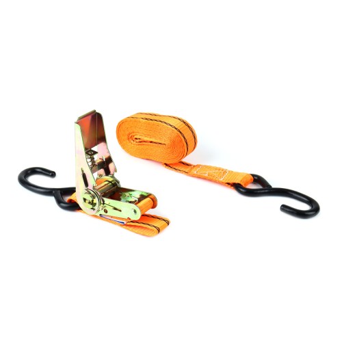 Amio - ΙΜΑΝΤΕΣ ΜΕ ΚΑΣΤΑΝΙΕΣ ΣΕΤ 4ΤΕΜ 25mm 4,5m ΓΙΑ 700KG BELT-03 (02496/AM)