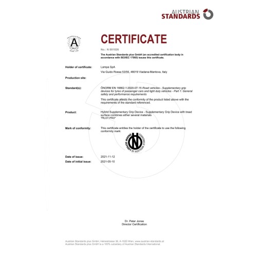 ΑΛΥΣΙΔΑ ΧΙΟΝΙΟΥ PILOT-PRO P-3 LAMPA ΜΕ ΘΡΑΥΣΤΕΣ ΠΑΓΟΥ ΚΑΙ ΠΙΑΣΙΜΟ ΣΤΟ ΜΠΟΥΛΟΝΙ ΤΟΥ ΤΡΟΧΟΥ - 2 ΤΕΜ.