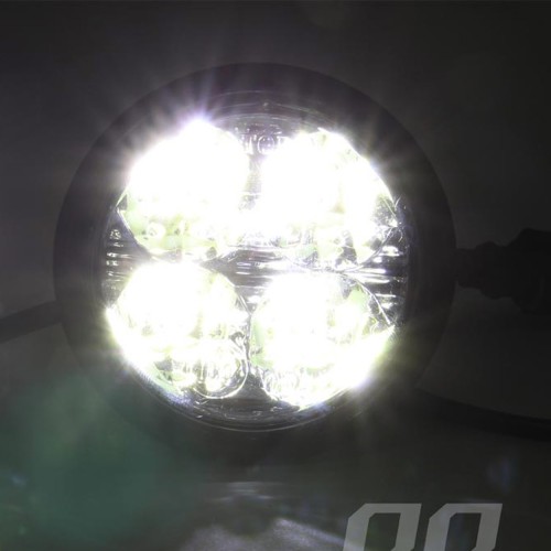 Amio – Στρογγυλά Φώτα Ημέρας DRL LED 12/24V 800Lm για Αυξημένη Ορατότητα & Ασφάλεια σε Αυτοκίνητο & Φορτηγό – Σετ 2 Τεμ. (01524/AM)