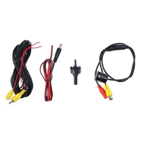 Amio – Κάμερα οπισθοπορείας HD-307 IR Night Vision με LED 18mm 12V, εξασφαλίστε απόλυτη ορατότητα στο σκοτάδι με υπέρυθρες διόδους για ασφαλές παρκάρισμα – 1 Τεμ. (02164/AM)