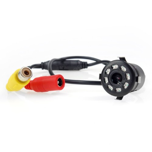 Amio – Κάμερα οπισθοπορείας HD-307 IR Night Vision με LED 18mm 12V, εξασφαλίστε απόλυτη ορατότητα στο σκοτάδι με υπέρυθρες διόδους για ασφαλές παρκάρισμα – 1 Τεμ. (02164/AM)