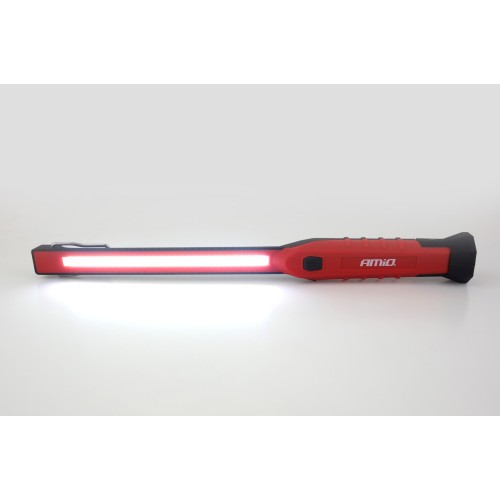 Amio – Φακός εργασίας WT01 COB LED 150/300lm 3W με μαγνητική βάση και γάντζο, εξασφαλίστε κορυφαίο επαγγελματικό φωτισμό επιθεώρησης σε κάθε δύσκολο σημείο του οχήματος – 1 Τεμ. (02170/AM)