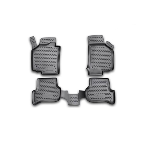 ΠΑΤΑΚΙΑ ΣΕ ΣΚΑΦΗ TPE ΛΑΣΤΙΧΟ ΓΙΑ SEAT LEON 2005-2013  ΣΕ ΜΑΥΡΟ ΧΡΩΜΑ NOVLINE - 4 ΤΕΜ.