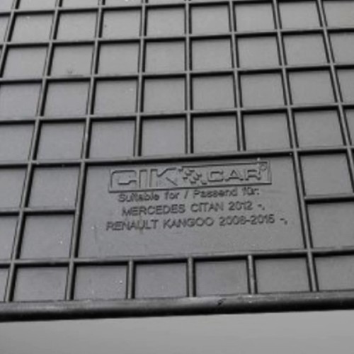 Cik - ΠΑΤΑΚΙΑ ΑΥΤΟΚΙΝΗΤΟΥ ΑΠΟ ΛΑΣΤΙΧΟ ΓΙΑ MERCEDES CITAN W415 2ΘΕΣΙΟ 2012-2021 / RENAULT KANGOO 2ΘΕΣΙΟ 2008-2021 ΣΕ ΜΑΥΡΟ ΧΡΩΜΑ ΜΕ ΚΟΥΜΠΩΜΑΤΑ - 2 ΤΕΜ. (RM.ME.0005/CK)