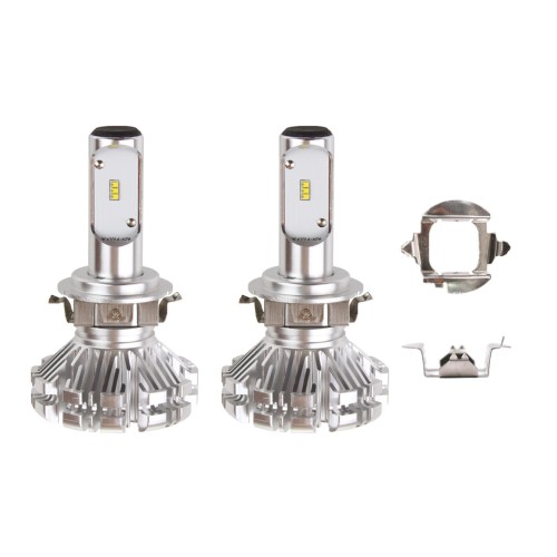 Amio - Λαμπτήρες SX SERIES τύπου H7-6 τάση λειτουργίας 6/12V απόδοσης 40W 6000K 3200lm με ενσωματωμένη ψύκτρα για Επιβατικά Αυτοκίνητα και Μοτοσυκλέτες - 2 τεμ. (01065/AM)