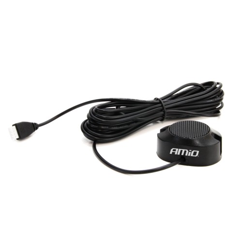 Amio – Σύστημα Παρκαρίσματος 12V με 8 Αισθητήρες 22mm Λευκό & Buzzer για Ακριβές και Ασφαλές Παρκάρισμα σε Καθημερινή Χρήση – 1 Τεμ. (01599/AM)