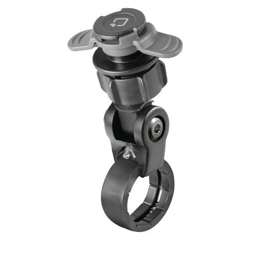 Βάση Στήριξης Κινητού Clamp της σειράς Titan Optiline για Τιμόνι Μηχανής ή Ποδηλάτου με διάμετρο από 14 mm έως 34 mm και σύστημα Duolock, συμβατή με Θήκες ή Αντάπτορες Κινητού Optiline
