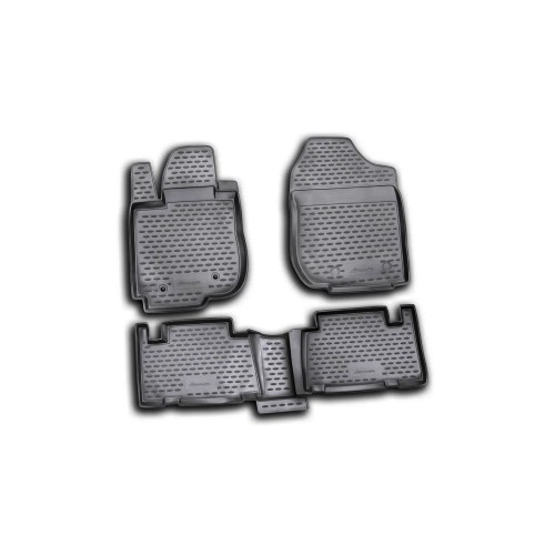 ΠΑΤΑΚΙΑ ΣΕ ΣΚΑΦΗ TPE ΛΑΣΤΙΧΟ ΓΙΑ TOYOTA RAV4 2013-2019  ΣΕ ΜΑΥΡΟ ΧΡΩΜΑ NOVLINE - 4 ΤΕΜ.