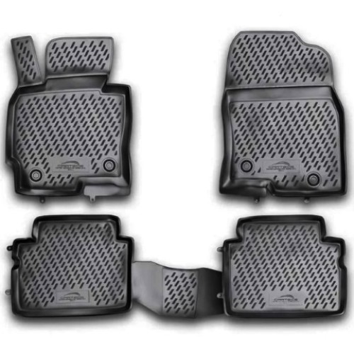 ΠΑΤΑΚΙΑ ΣΕ ΣΚΑΦΗ TPE ΛΑΣΤΙΧΟ ΓΙΑ MAZDA CX-5 2011-2016  ΣΕ ΜΑΥΡΟ ΧΡΩΜΑ NOVLINE - 4 ΤΕΜ.