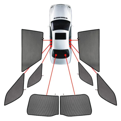 CarShades - ΚΟΥΡΤΙΝΑΚΙΑ  CAR SHADES ΓΙΑ MERCEDES GLE W167 5D 2019+ - 8 ΤΕΜ. (PVC.MB-GLE-5-B)