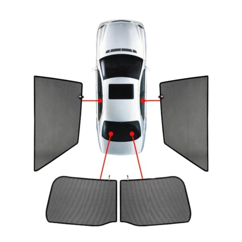 CarShades - ΚΟΥΡΤΙΝΑΚΙΑ  CAR SHADES ΓΙΑ PEUGEOT 2008 5D 2020+ - 4 ΤΕΜ. (PVC.PEU-2008-5-B)