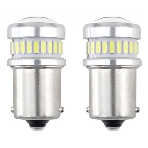Amio - R5W/R10W 12/24V BA15s 24+6xSMD3030 CAN-BUS ΔΙΑΘΛΑΣΗΣ (ΜΟΝΟΠΟΛΙΚΟ/ΦΟΥΝΤΟΥΚΙ) LED - 2ΤΕΜ. (02448/AM)