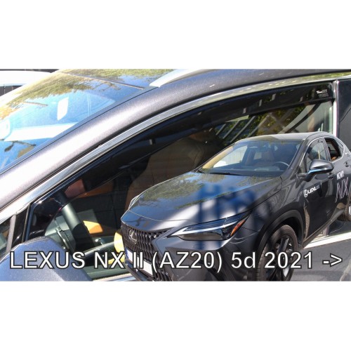 ΑΝΕΜΟΘΡΑΥΣΤΕΣ ΓΙΑ LEXUS NX (AZ20) 5D 2021+ ΣΕΤ ΑΥΤΟΚΙΝΗΤΟΥ ΑΠΟ ΕΥΚΑΜΠΤΟ ΦΙΜΕ ΠΛΑΣΤΙΚΟ HEKO - 4 ΤΕΜ.
