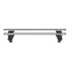 ΜΠΑΡΕΣ ΟΡΟΦΗΣ ΑΛΟΥΜΙΝΙΟΥ DELTA M SILVER 123 cm ROOF RACK ΣΕΤ ΣΕ ΑΣΗΜΙ ΧΡΩΜΑ ΜΕ ΠΡΟΣΤΑΤΕΥΤΙΚΑ ΚΑΠΑΚΙΑ ΑΚΡΩΝ ΓΙΑ ΑΠΛΗ ΟΡΟΦΗ MENABO - 2 ΤΕΜ.