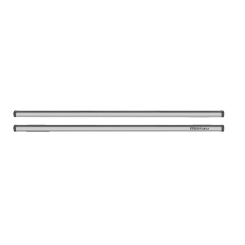 ΜΠΑΡΕΣ ΟΡΟΦΗΣ ΑΛΟΥΜΙΝΙΟΥ DELTA L SILVER 141 cm ROOF RACK ΣΕΤ ΣΕ ΑΣΗΜΙ ΧΡΩΜΑ ΜΕ ΠΡΟΣΤΑΤΕΥΤΙΚΑ ΚΑΠΑΚΙΑ ΑΚΡΩΝ ΓΙΑ ΑΠΛΗ ΟΡΟΦΗ MENABO - 2 ΤΕΜ.