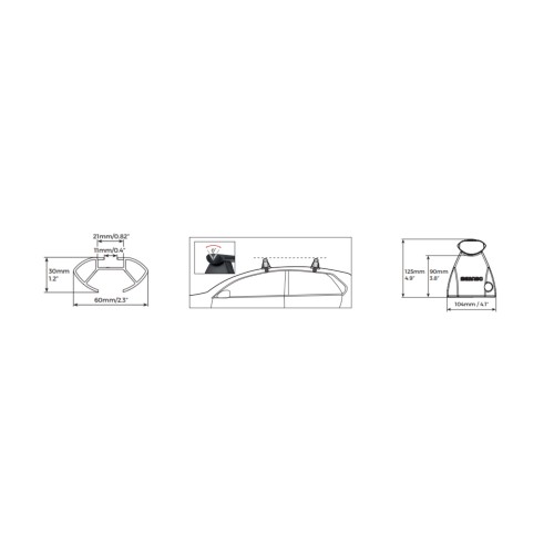 ΜΠΑΡΕΣ ΟΡΟΦΗΣ ΑΛΟΥΜΙΝΙΟΥ DELTA XL SILVER 161 cm ROOF RACK ΣΕΤ ΣΕ ΑΣΗΜΙ ΧΡΩΜΑ ΜΕ ΠΡΟΣΤΑΤΕΥΤΙΚΑ ΚΑΠΑΚΙΑ ΑΚΡΩΝ ΓΙΑ ΑΠΛΗ ΟΡΟΦΗ MENABO - 2 ΤΕΜ.
