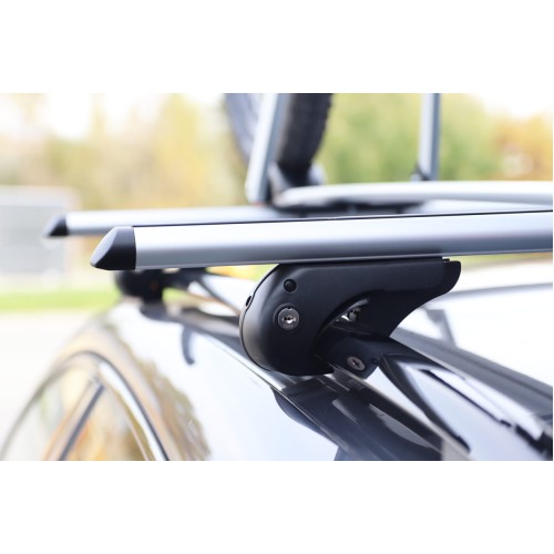 Amio - ΜΠΑΡΕΣ ΟΡΟΦΗΣ ΑΛΟΥΜΙΝΙΟΥ 135 cm ΜΕ ΚΛΕΙΔΙ (STANDARD RAILING ) - 2 ΤΕΜ. (02587/AM)