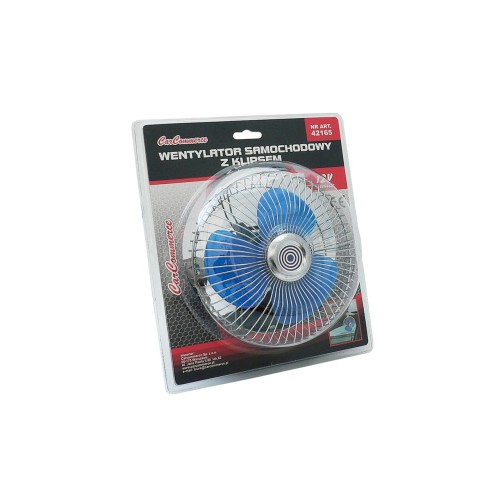 Amio - ΑΝΕΜΙΣΤΗΡΑΣ ΑΝΑΠΤΗΡΑ 24V - 17,5 cm ΜΕ ΚΛΙΠ ΣΤΗΡΙΞΗΣ (ΠΕΡΙΣΤΡΕΦΟΜΕΝΟΣ/ΜΕΤΑΛΛΙΚΟΣ)​ - 1 ΤΕΜ. (CC42166/AM)