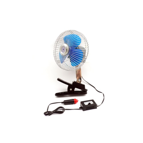 Amio - ΑΝΕΜΙΣΤΗΡΑΣ ΑΝΑΠΤΗΡΑ 24V - 17,5 cm ΜΕ ΚΛΙΠ ΣΤΗΡΙΞΗΣ (ΠΕΡΙΣΤΡΕΦΟΜΕΝΟΣ/ΜΕΤΑΛΛΙΚΟΣ)​ - 1 ΤΕΜ. (CC42166/AM)