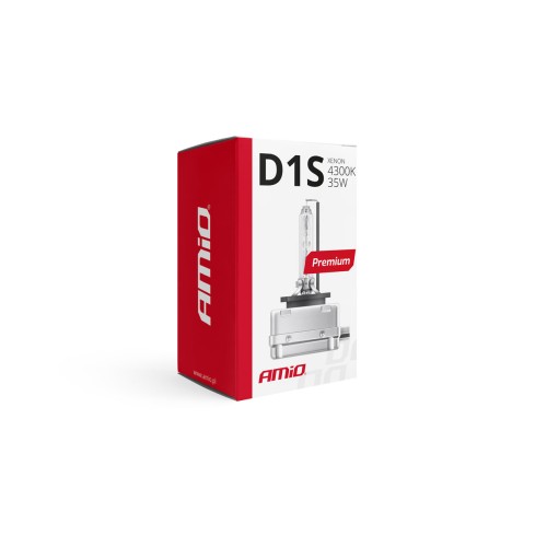 Amio – Λάμπα Xenon D1S 12V 35W PK32d-2 4300K Premium για Αυτοκίνητο Ανταλλακτική – 1 Τεμ. (01408/AM)