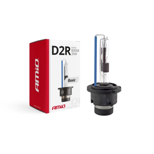 Amio – Λάμπα Xenon D2R 12V 35W P32d-3 8000K Basic για Αυτοκίνητο Ανταλλακτική – 1 Τεμ. (01413/AM)