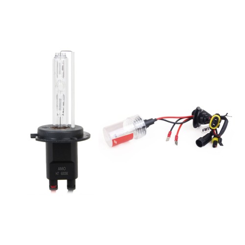 Amio - Ανταλλακτική Λάμπα H7 Xenon 12V 35W 6000K Λευκό Φως για Φώτα Αυτοκινήτου - 1 τεμ. (01323/AM)